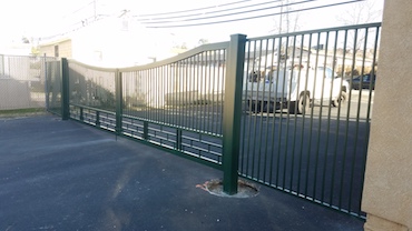 Commercial Entry Vehicle Gate.