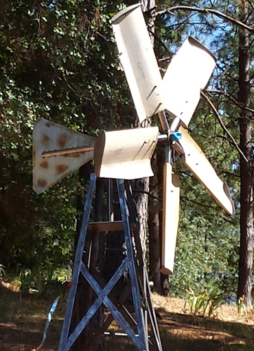 metal Windmill.